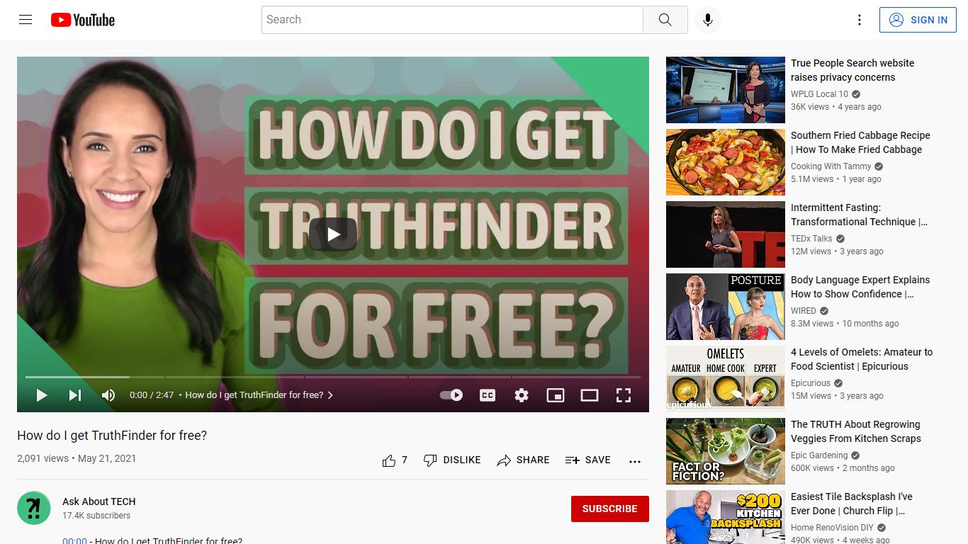 How do I get TruthFinder for free? - YouTube